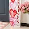 Glitzhome® 36" Valentine's Lighted Wooden Stacked Heart Porch Decor with Timer